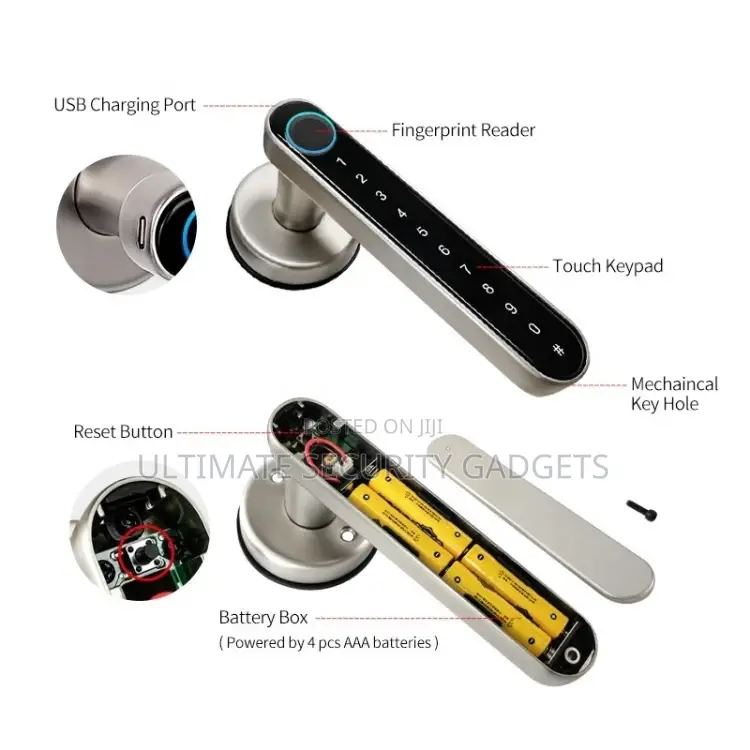 Tuya Smart Mini Handle Fingerprint Door Lock