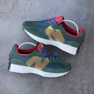 High Quality New Balance 327 "Olive Yellow" Luxury Sneakers