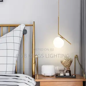 Nordic LED Iron G9 LED Bulb Single Pendant Light Indoor Drop