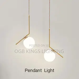 Nordic LED Iron G9 LED Bulb Single Pendant Light Indoor Drop