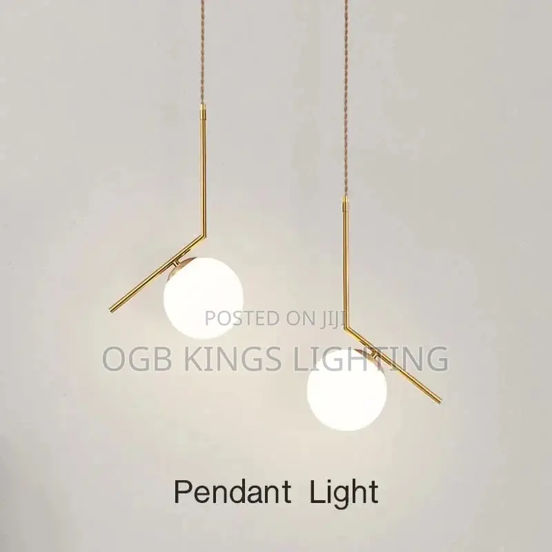 Nordic LED Iron G9 LED Bulb Single Pendant Light Indoor Drop