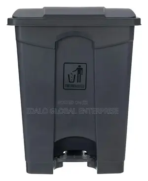45L Blue Plastic Pedal/Recycle Bin