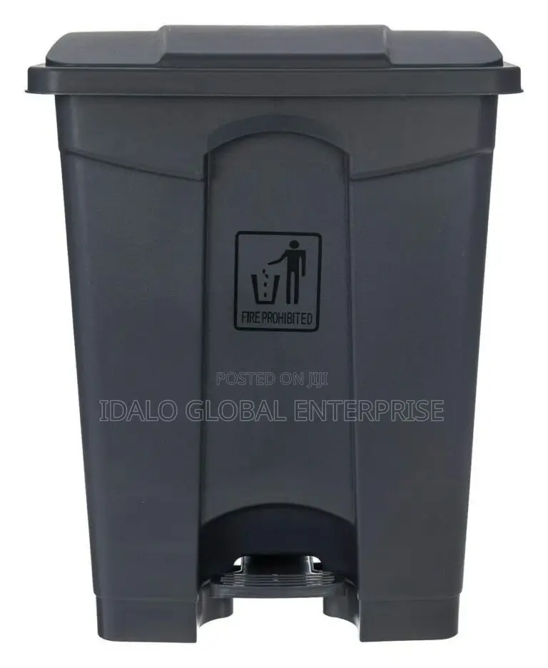 45L Blue Plastic Pedal/Recycle Bin