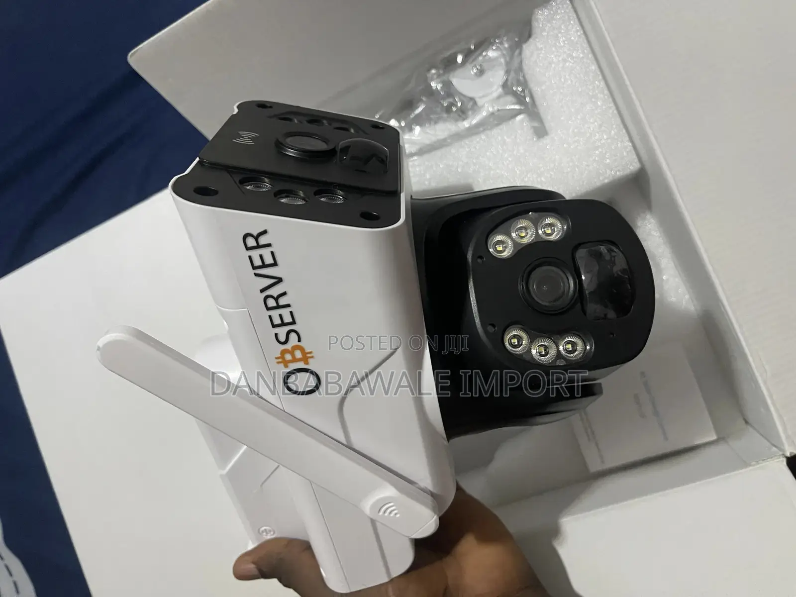 Observer Dual Lens Ultra HD Solar CCTV 4g Security Camera