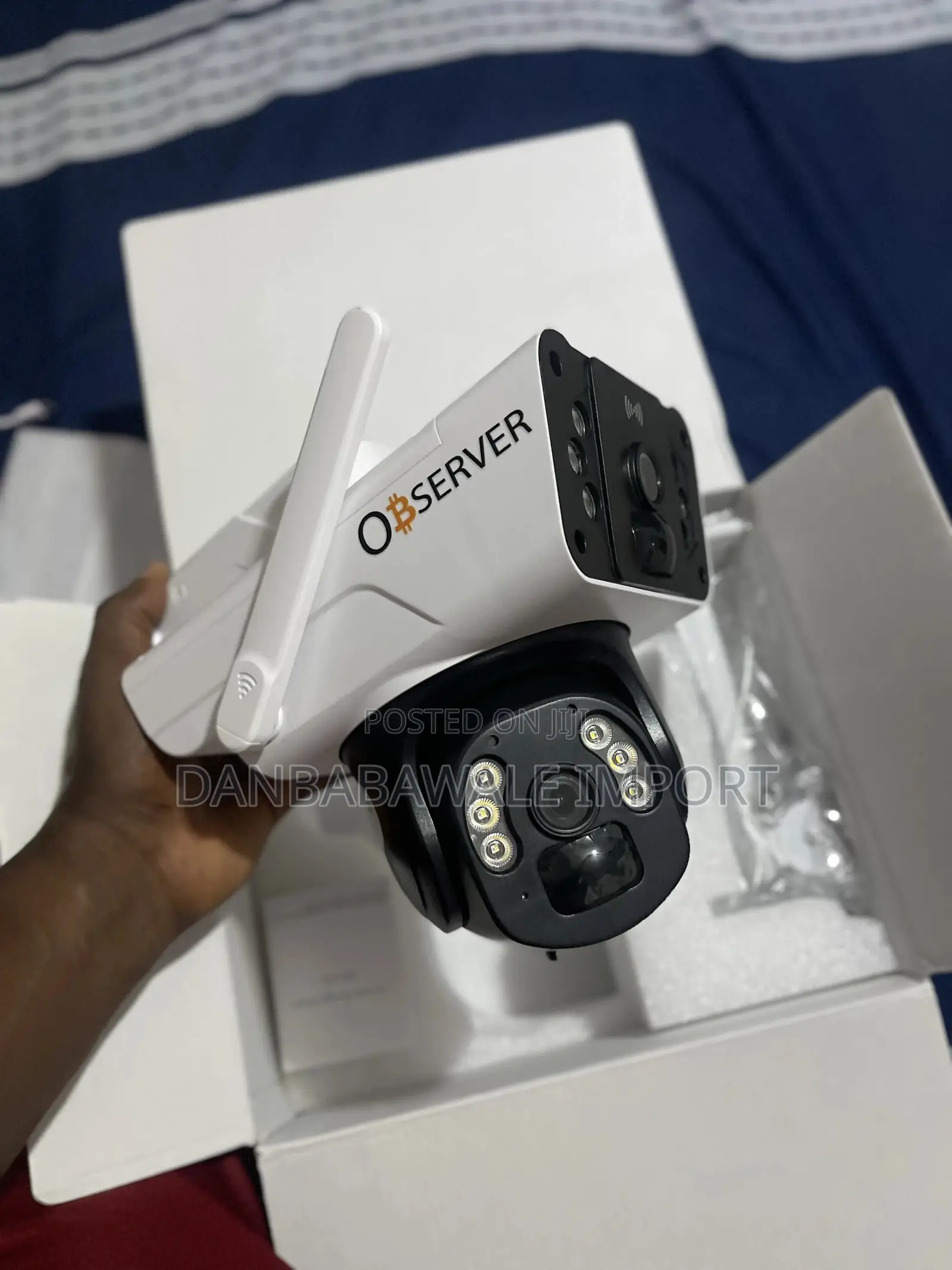 Observer Dual Lens Ultra HD Solar CCTV 4g Security Camera