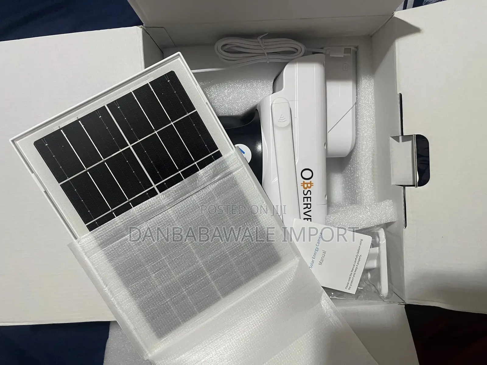 Observer Dual Lens Ultra HD Solar CCTV 4g Security Camera