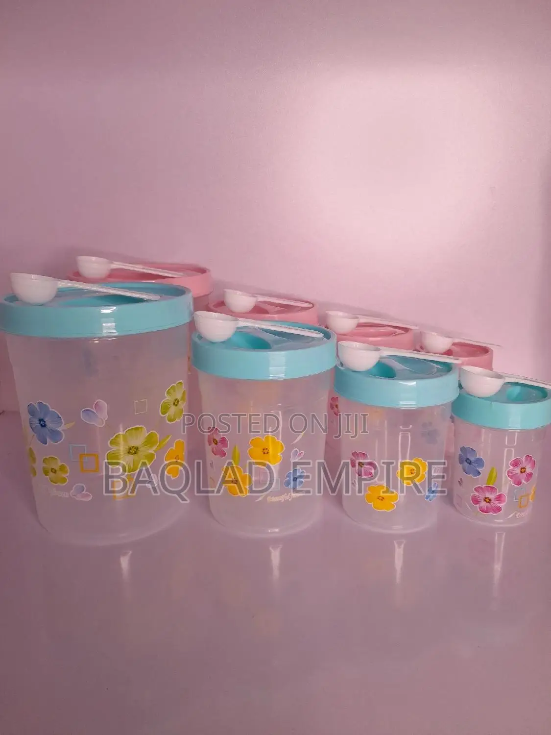 5pcs Plastic Storage Container Set