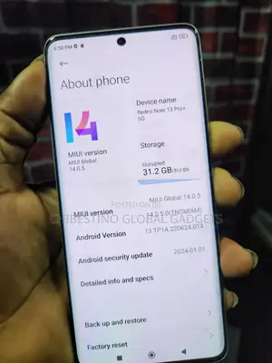 Xiaomi Redmi Note 13 Pro+ 512 GB White