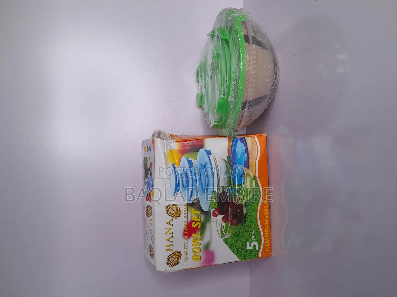 5pcs Glass Bowl Set With Cover