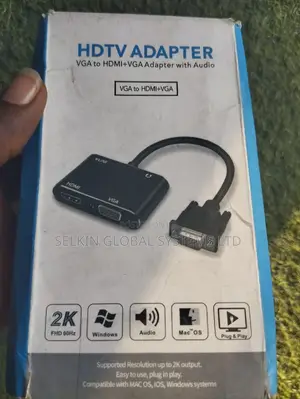 VGA to HDMI and VGA Adapter