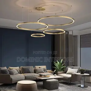 Minimalist Led Gold Pendant Lights