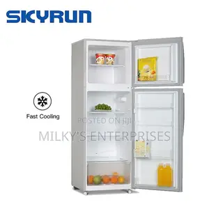 Skyrun Double Door Refrigerator 145l
