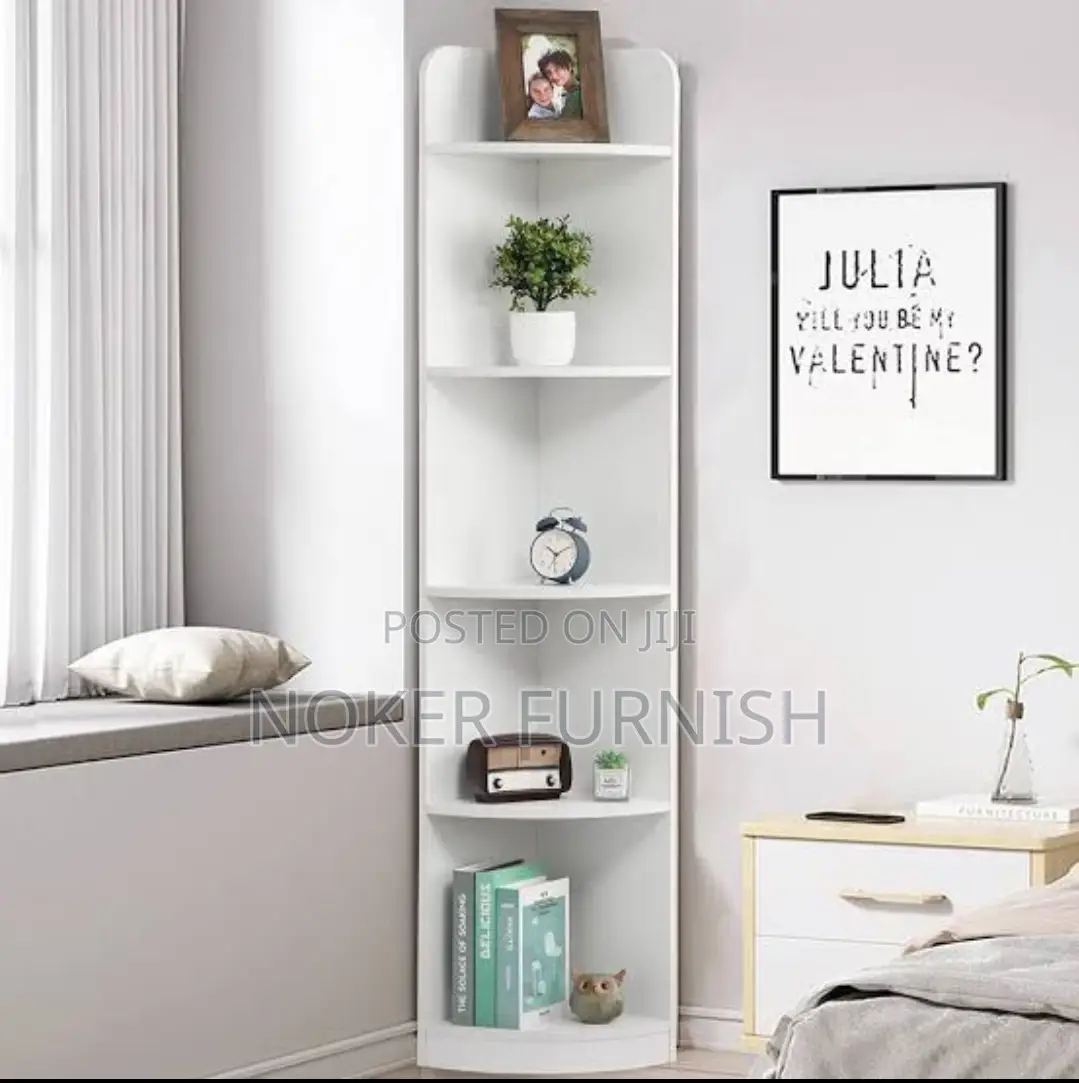 Corner Bookshelf