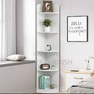 Corner Bookshelf