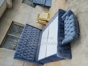 6x6 Upshotery Bedframe and Ottoman