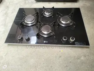 LG Dios Inbuilt 4 Burners Glass Gas Coooker