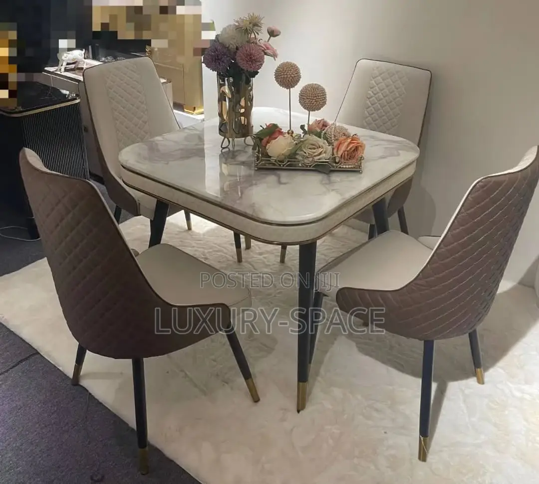 Modern Marble Dining Set by 4