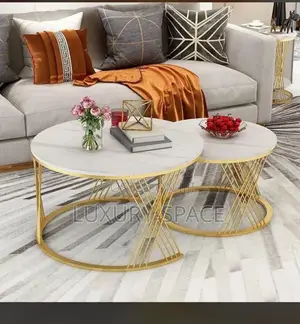 Luxury Marble Center Table Set