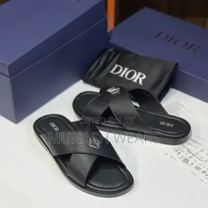 Dior Leather Slipers