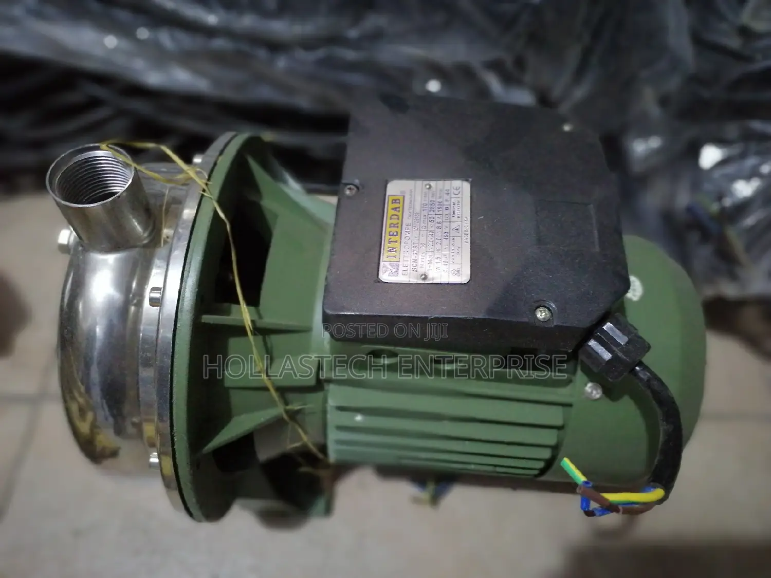 1.5hp Interdab Stainless Surface Pump