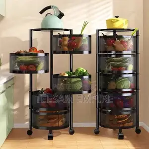 Multi-Layer Rotating Storage Rack