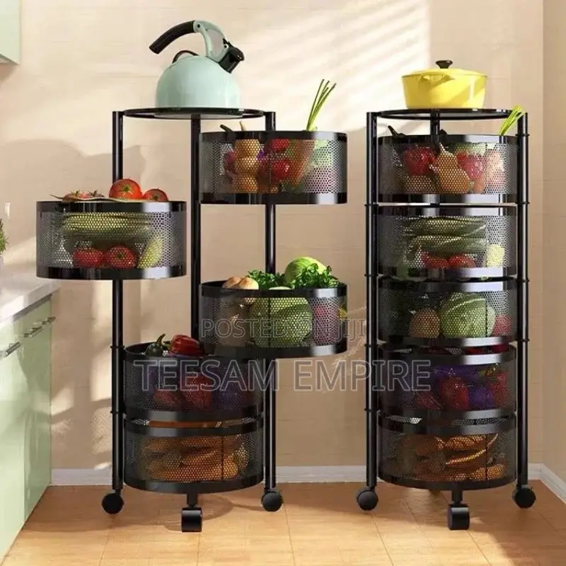 Multi-Layer Rotating Storage Rack