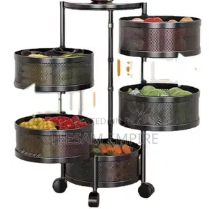 Multi-Layer Rotating Storage Rack