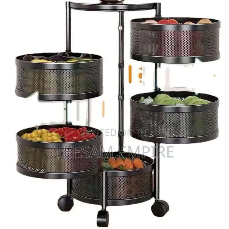 Multi-Layer Rotating Storage Rack