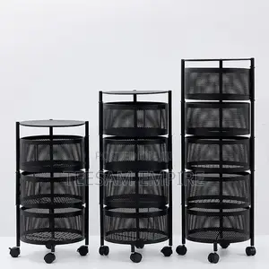 Multi-Layer Rotating Storage Rack