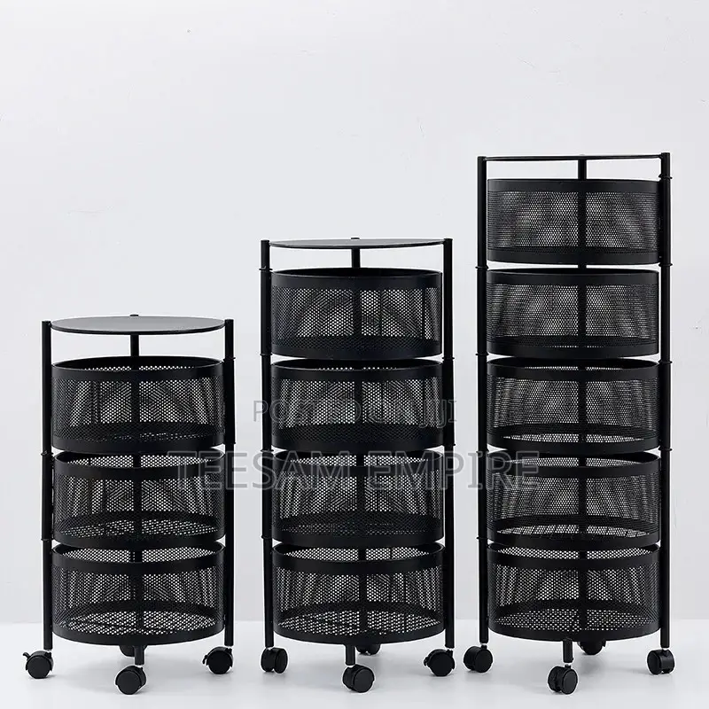 Multi-Layer Rotating Storage Rack