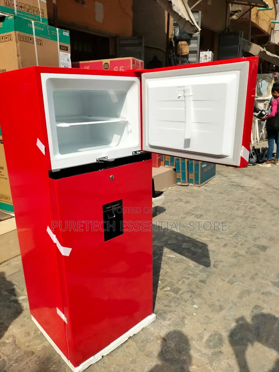 Hisense 204liters Upright Refrigerator 205drb