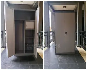 Quality Metal Wardrobe/Bookshelf With Safe