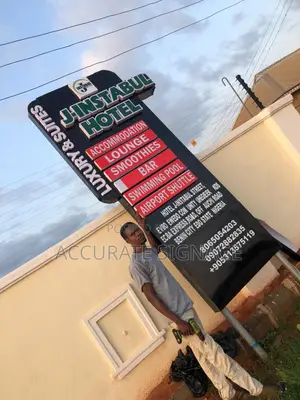Install Acoaboard and Fabricate Letters