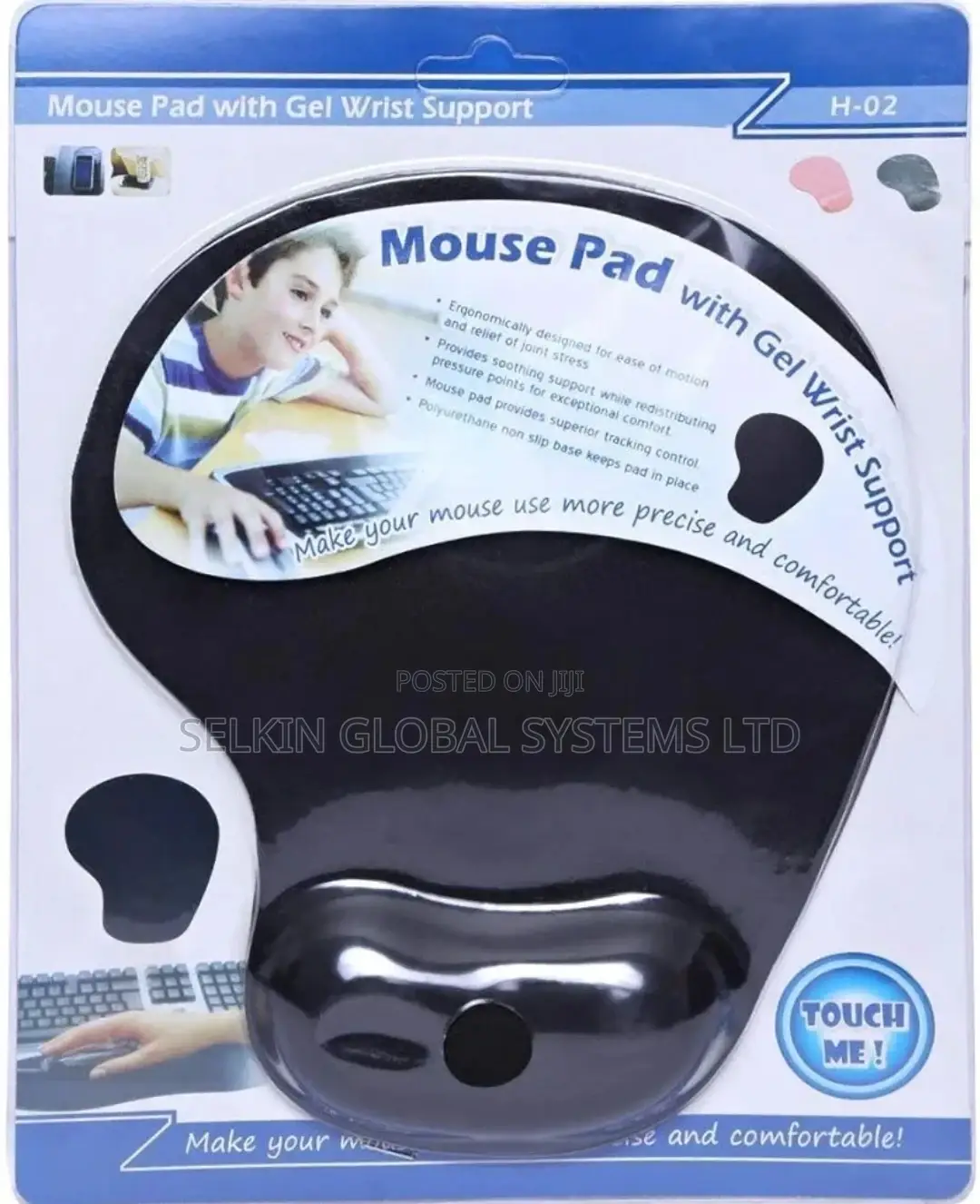 Mouse Pad With Wrist Support