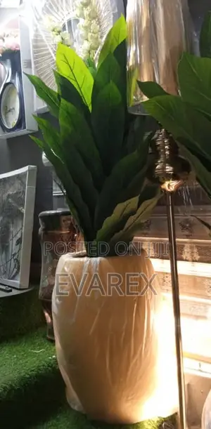 Quality Artificial Flower With Beige Flower Pot
