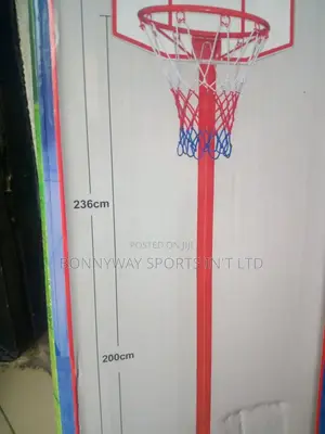 Children Baskeball Complete Set Stand With Ball Nd Pump