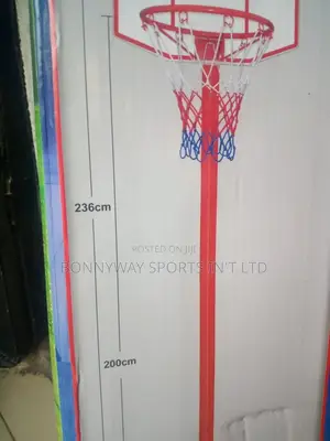 Children Baskeball Complete Set Stand With Ball Nd Pump