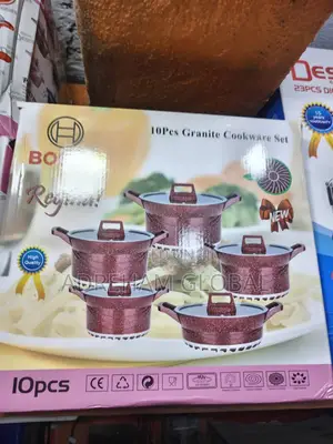 Regina 10pcs Granite Cookware Set.
