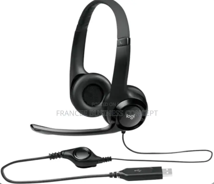 Logitech H390 USB Headset With Noise-Cancellation