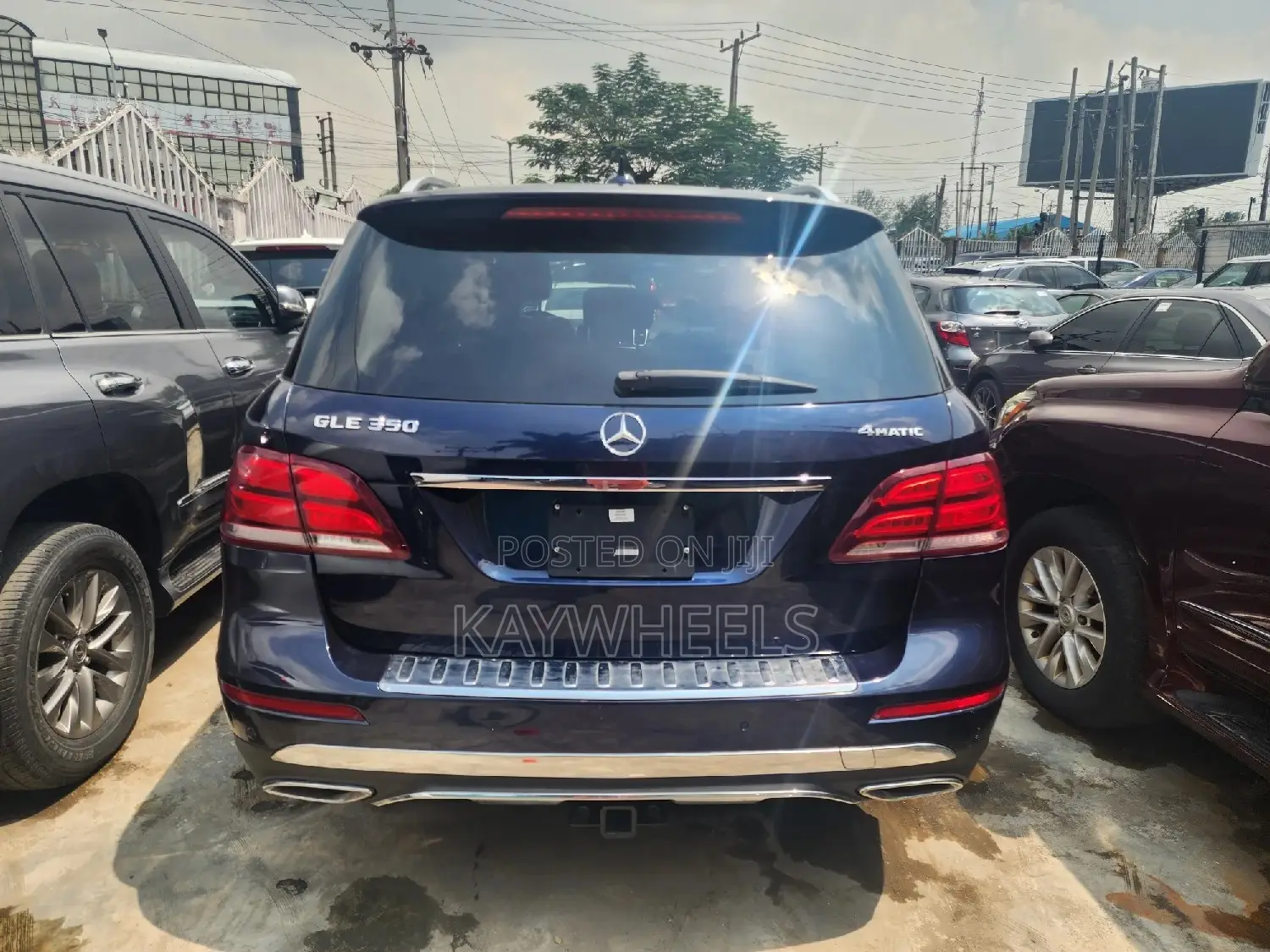 Mercedes-Benz GLE-Class GLE 350d 4MATIC 2017 Blue