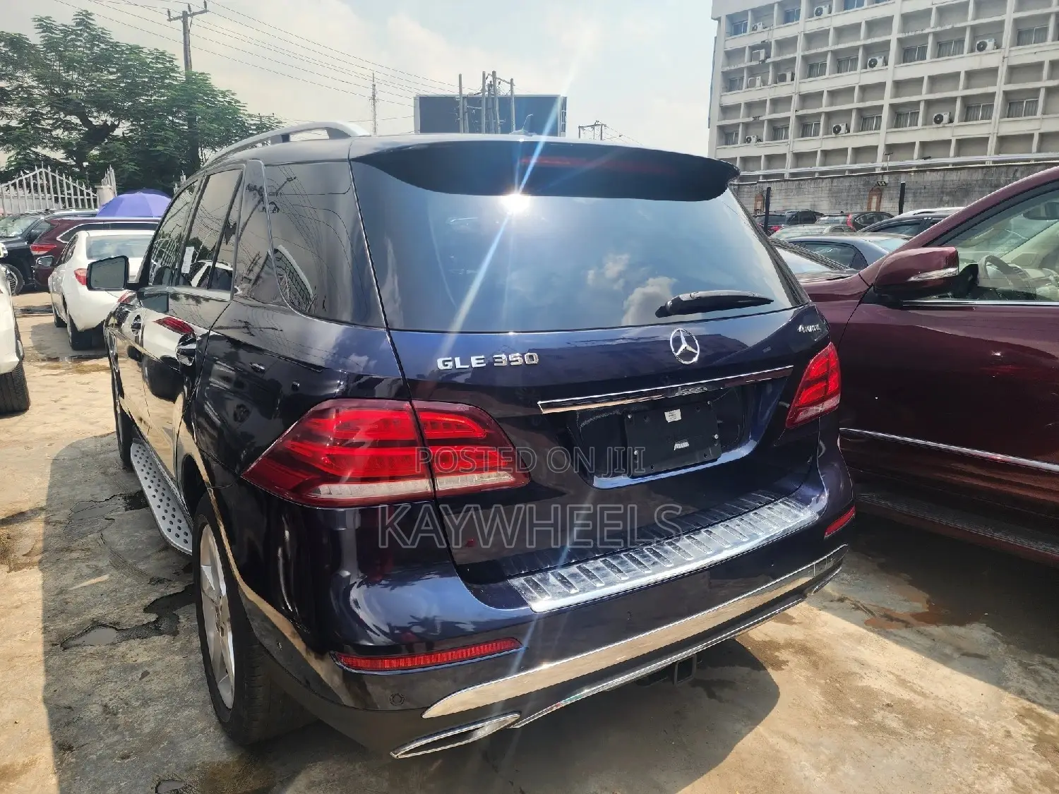 Mercedes-Benz GLE-Class GLE 350d 4MATIC 2017 Blue