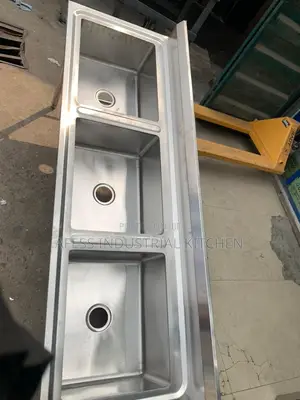 Industrial Triple Sink