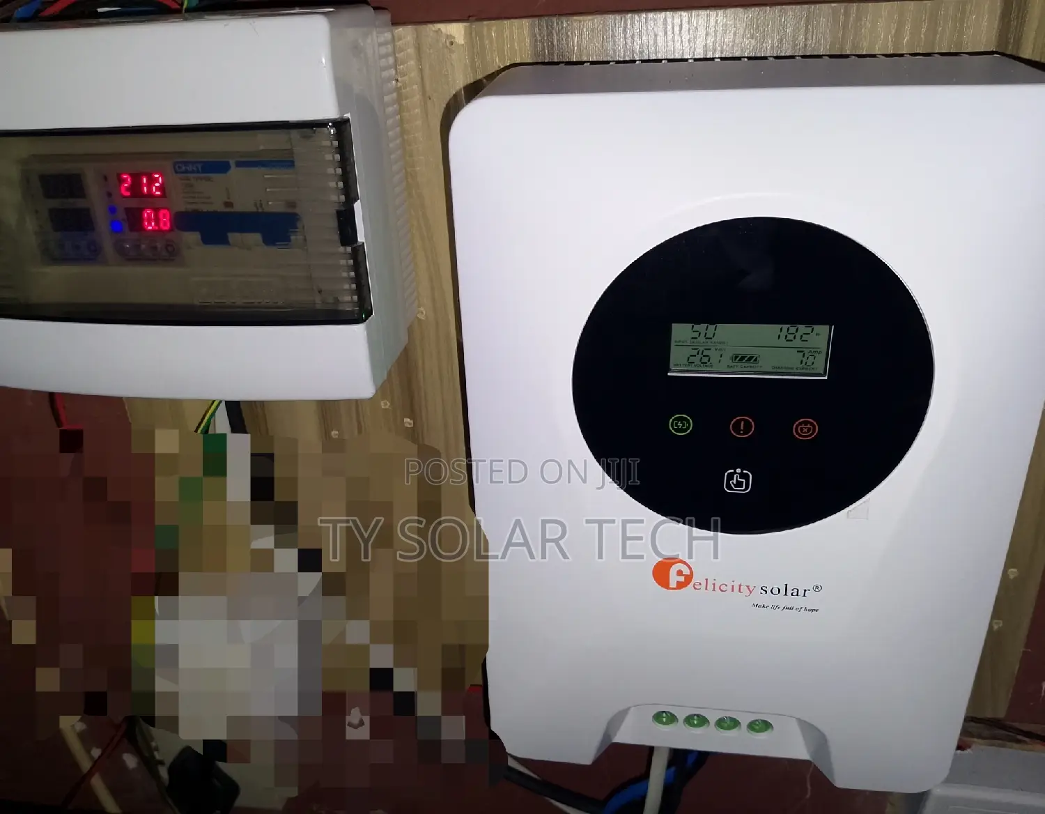 100A Felicity Charge Controller Solar Installation