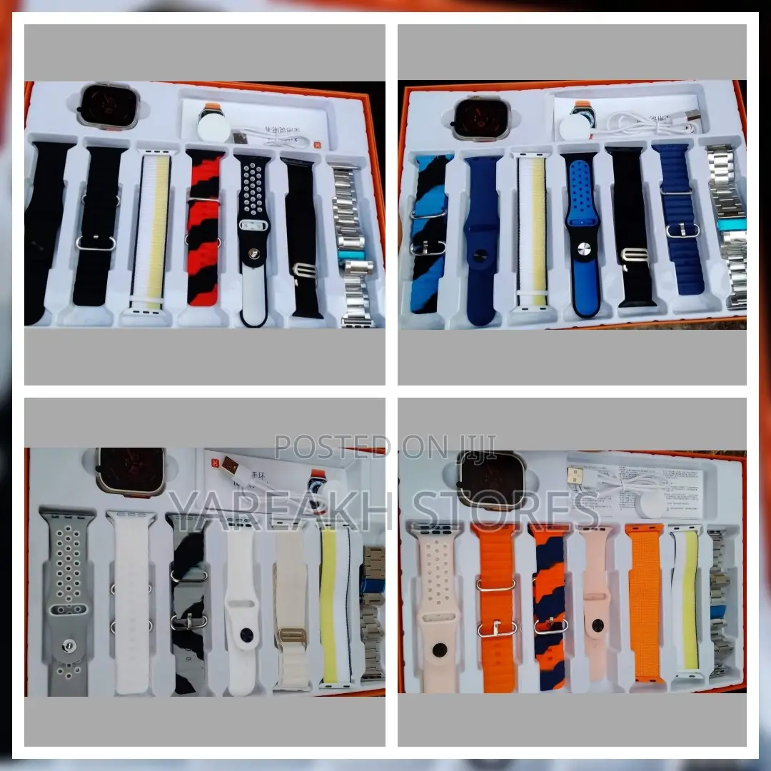 7in1 Straps Smart Wrist Watch Set