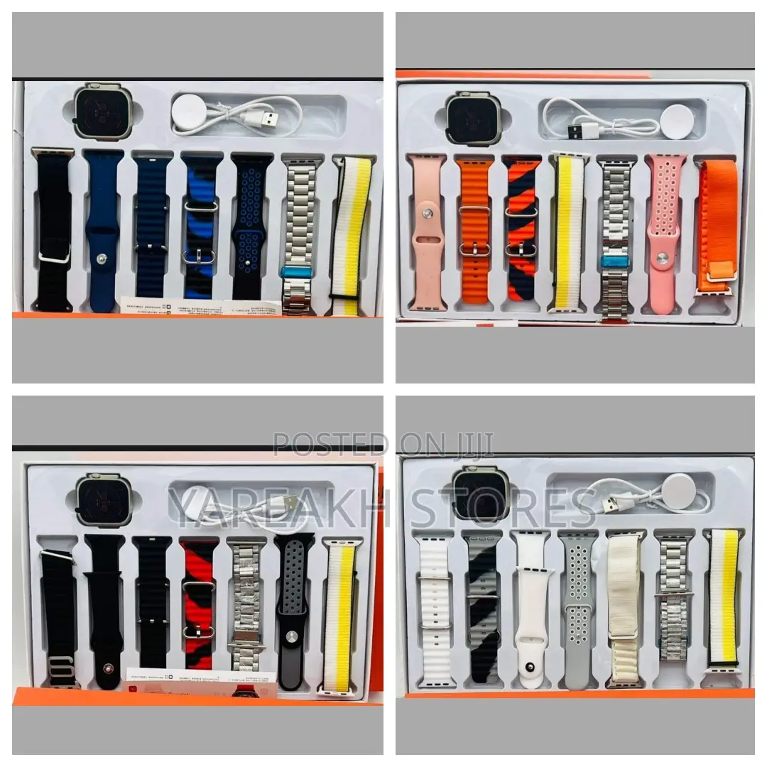 7in1 Straps Smart Wrist Watch Set