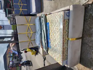Quality 4.5by6 Upholstery Padded Bed Frame With One Bed Side