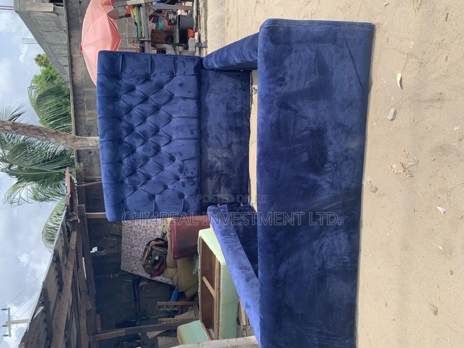 4.5 By 6 Solid Fabric Bedframe