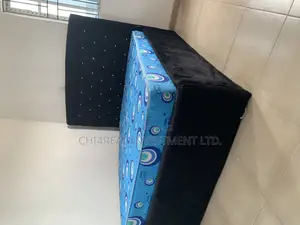 4.5 By 6 Velvet Solid Bedframe And Mouka Mattress