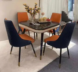 Dining Marble Top With 4 Chairs