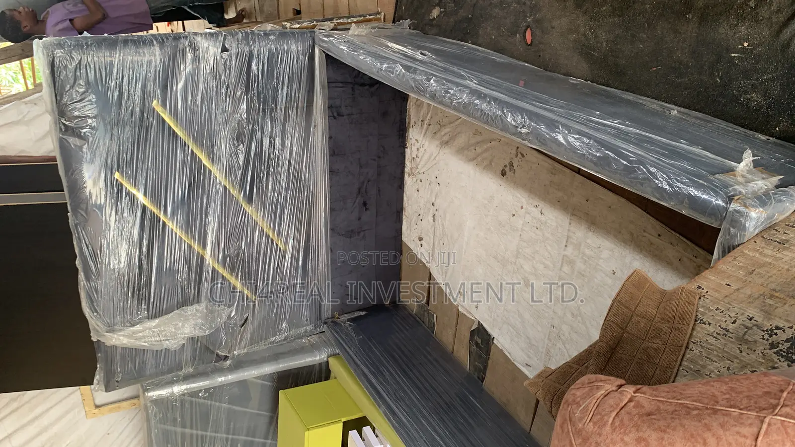4.5 By 6 Solid Fabric Bedframe